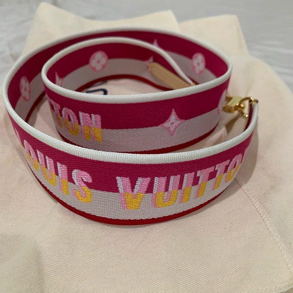 Louis Vuitton Pink and Cream Crossbody Strap - Picture 9 of 9